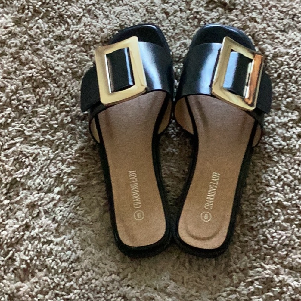 Charming Lady Black Slides - image 2
